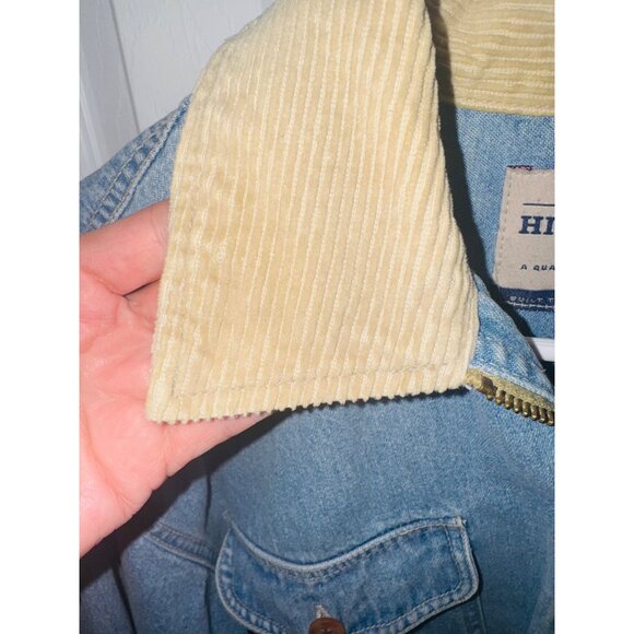 Vintage Y2K High Sierra Streetwear Utility Gorpcore Denim Zip  Jacket M Blue - Picture 7 of 10